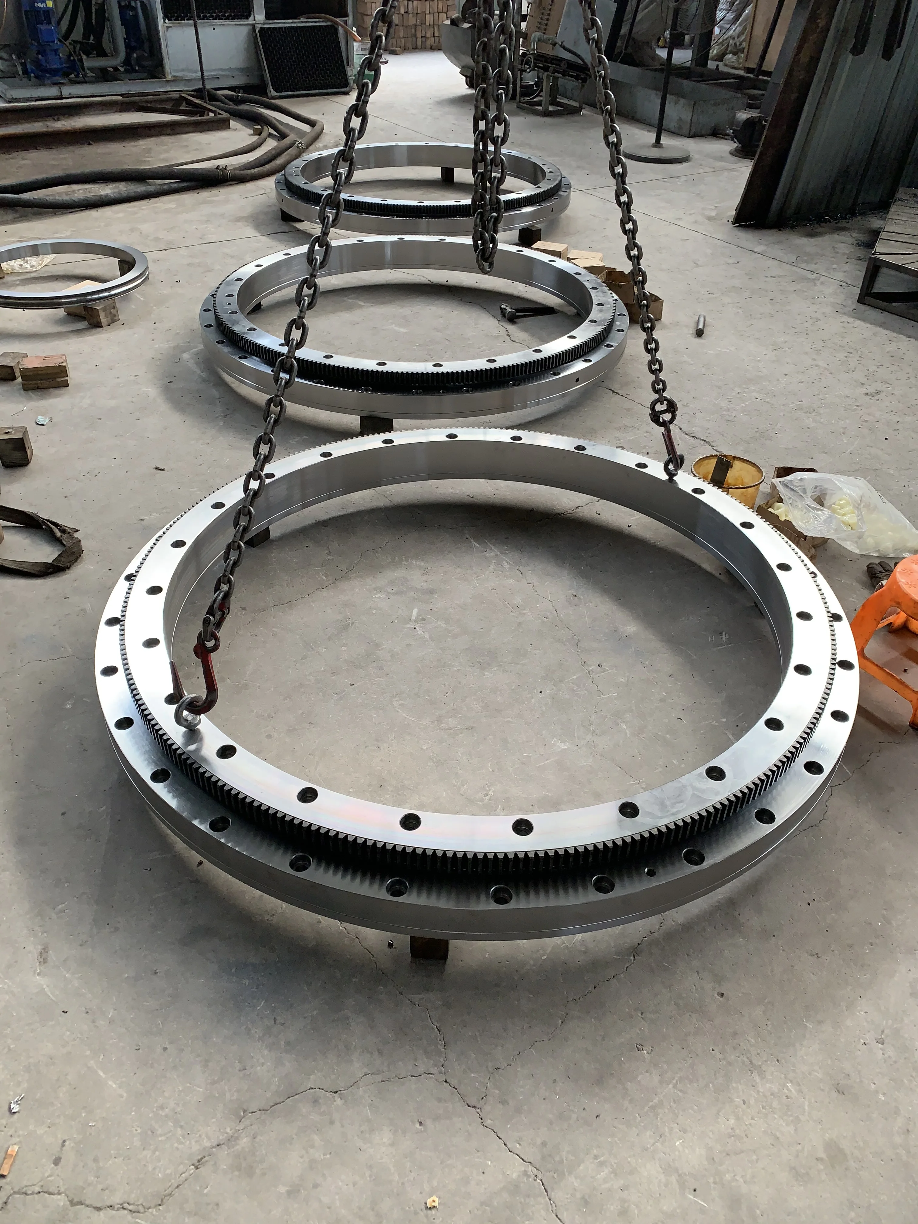 RK250-2 hydraulic pump excavator Industrial rings Large ball machine gears Mechanical Arm 07067300 turntable bearing