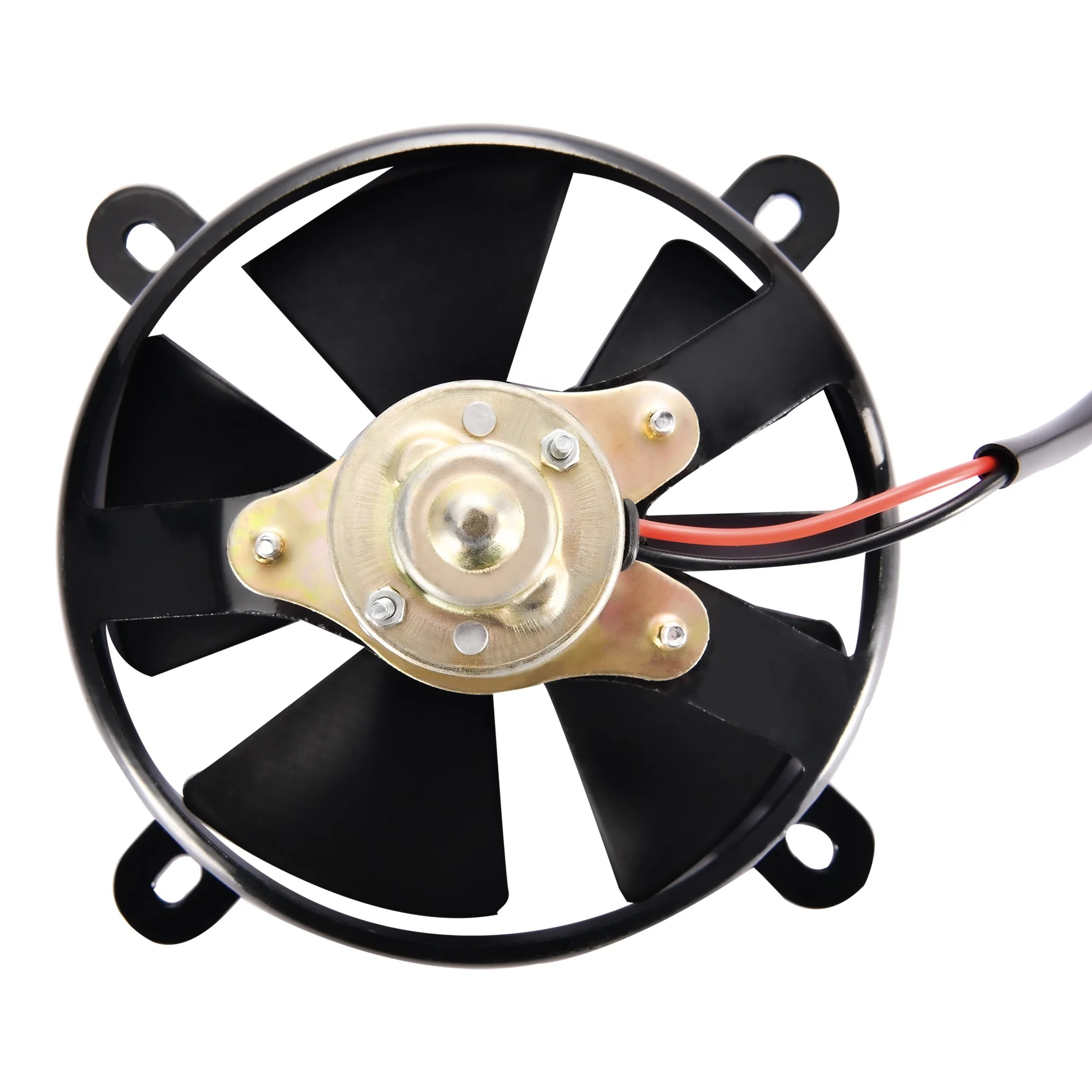 GOOFIT 12V DC Radiator Cooling Fan Replacement For 200cc 250cc Taotao Sunl Coolster Roketa Water cooled ATV Quad Go kart