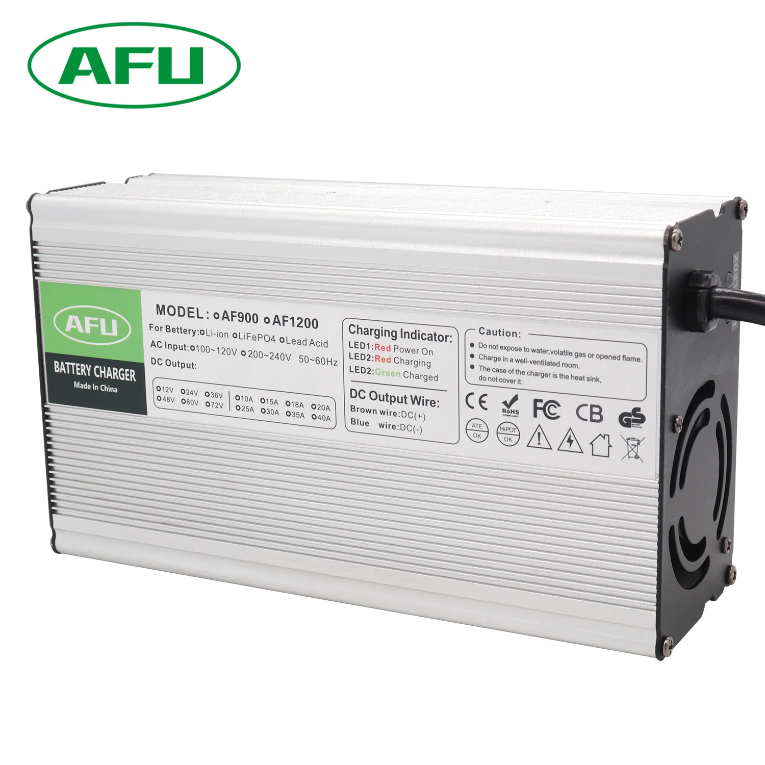 High Power 36V 15A 18A 20A Lead Acid Charger For Lawn Mower 41.4V Lead Acid AGM GEL VRLA OPZV Battery 36V Battery Charger