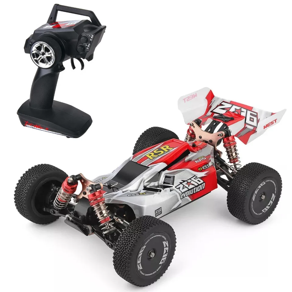 Hot Sale 60km/H Wltoys 144001 RC Buggy Hobby High Speed 1:14 Racing Car 2.4G 4WD Kid Toy Strong Body Mini RC Car Christmas