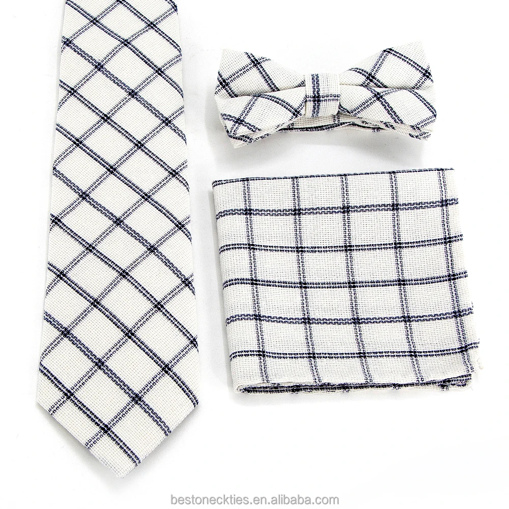 Оптовая продажа, шелковые галстуки в клетку, мужские деловые галстуки из хлопка и льна