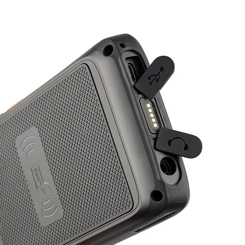 Новый 5 дюймов M598 IP65 прочный 4G LTE смартфон с зарядная станция NFC 1D/2D КПК на базе Android Штрих-код лазерный сканер