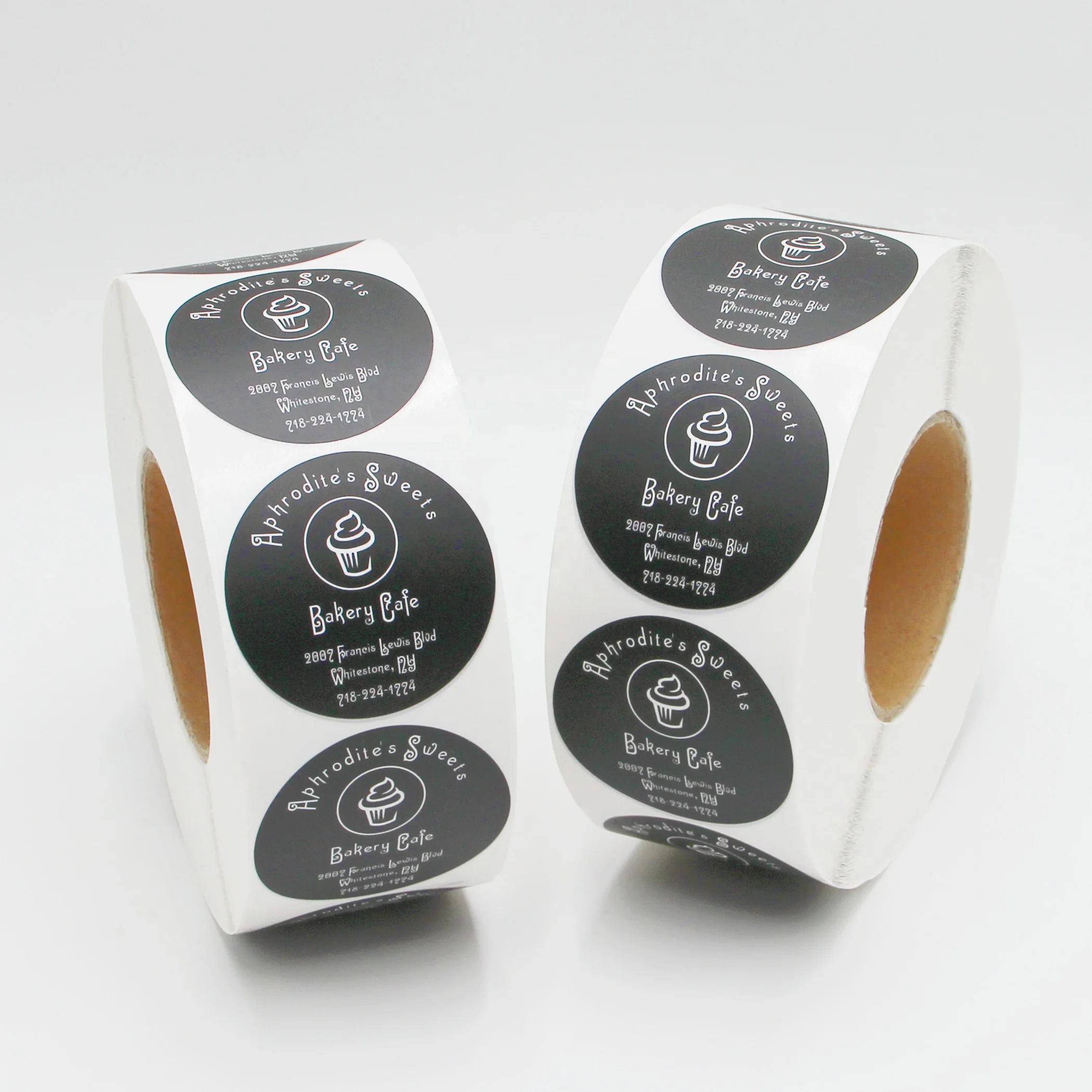 2 inch Round Label Customize Stickers Adhesive Paper Label Art Paper Matte Lamination Round Sticker for Food