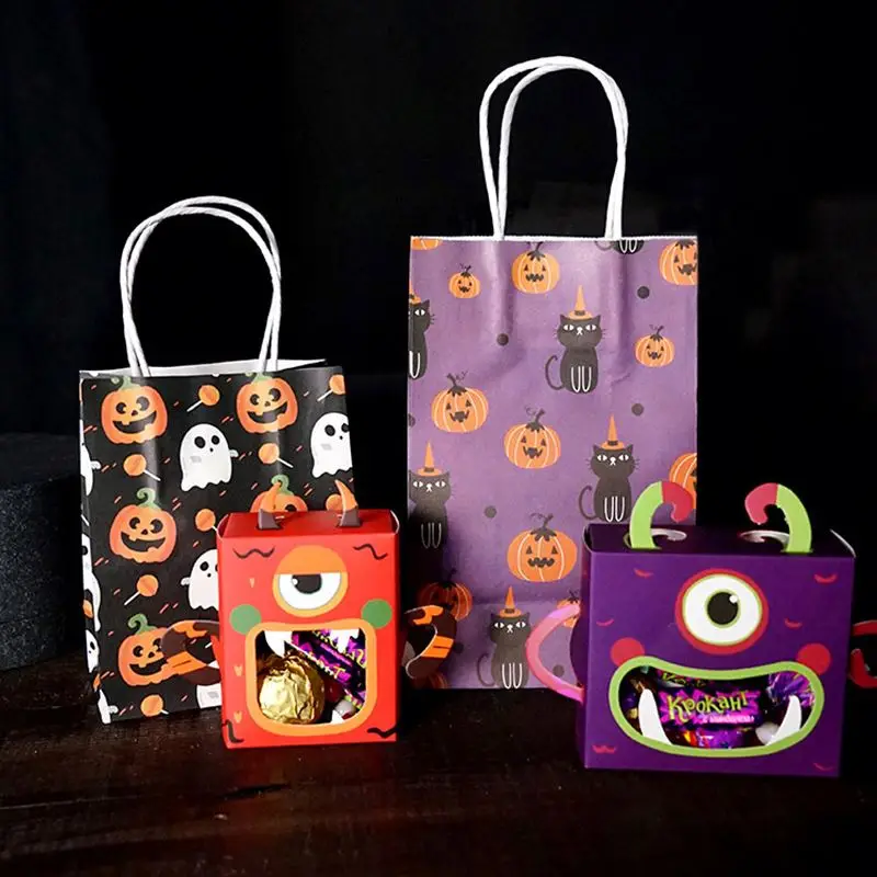 
DF custom size coffin shape black color Halloween candy with PVC window transparent clear lid cardboard packaging gift paper box 