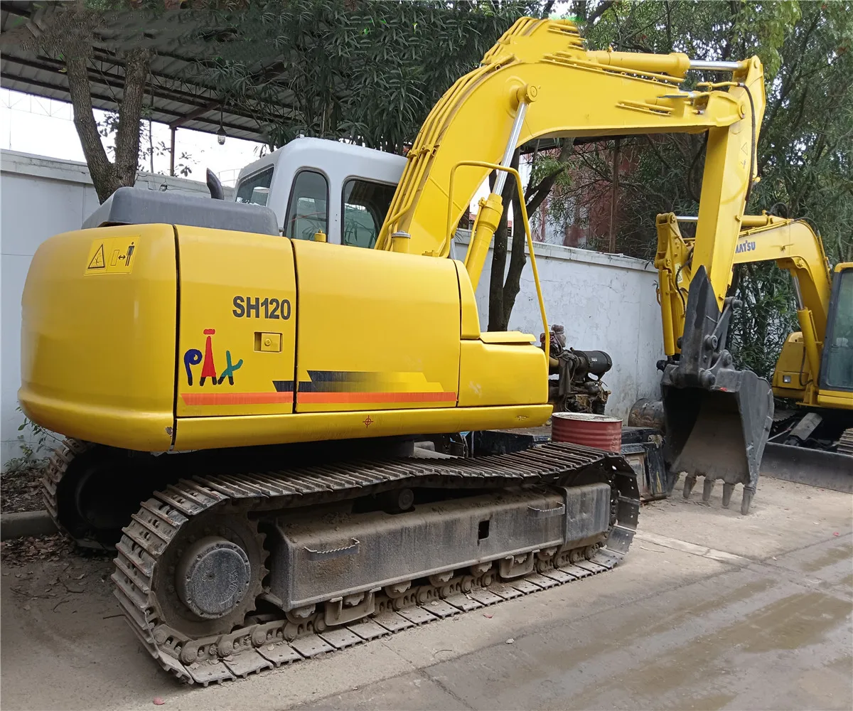 High quality and affordable second-hand original backhoe crawler excavator Sumitomo SH120 can chat