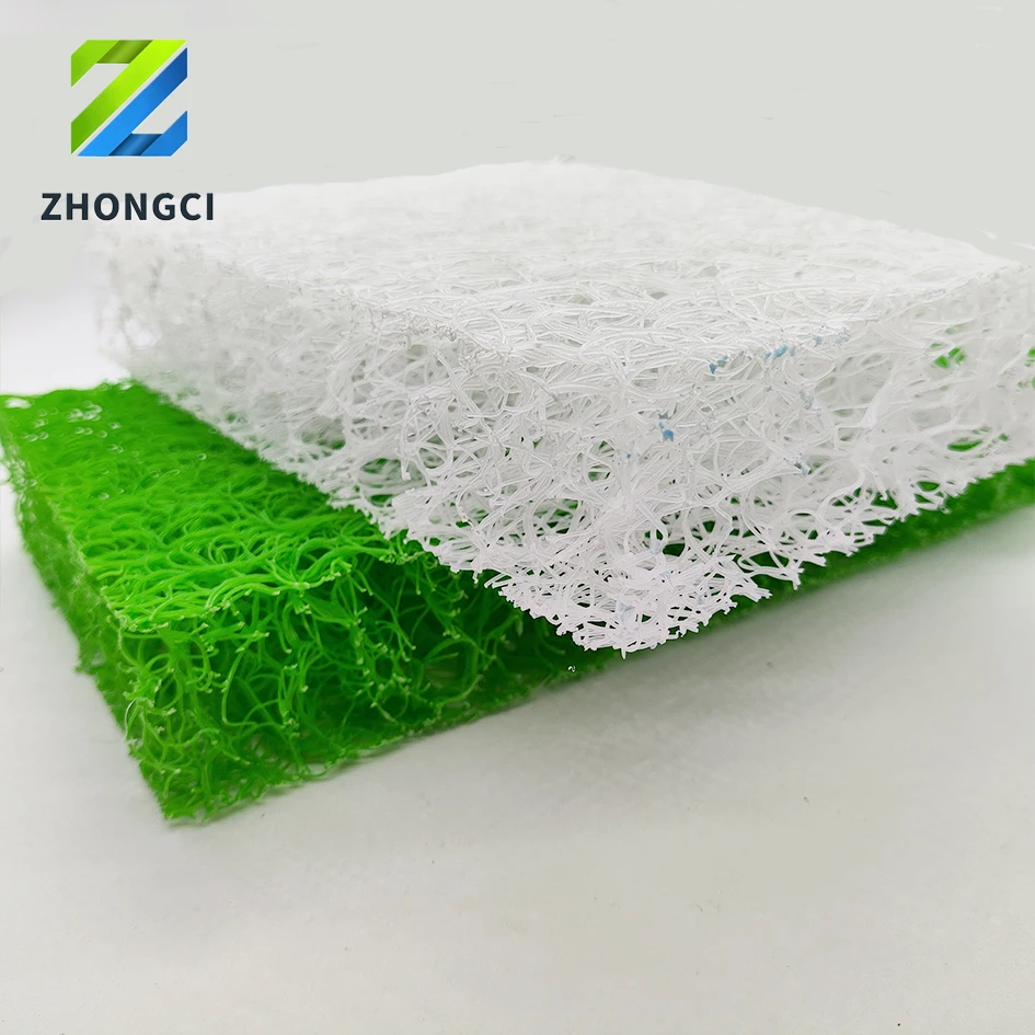 Rattan cotton new aquarium fish pond filtration biochemical pond filter material biochemical felt water filtration white  blue