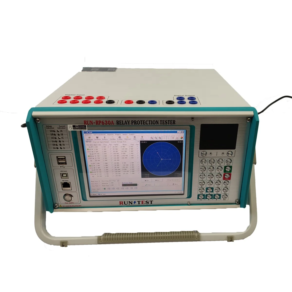 Protection Relay Test Set 6 Phase Electrical Secondary Injection Protection Relay Tester with ce certification