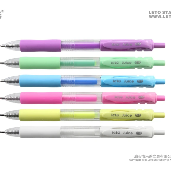 
Leto GP-2529-6 Retractable color gel pen 