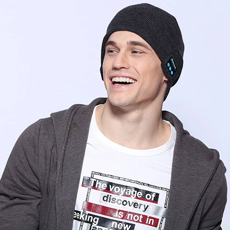Newest Wireless Bluetooth Headphones Music Sport Smart Outdoor Winter Beanie Hat With Speaker