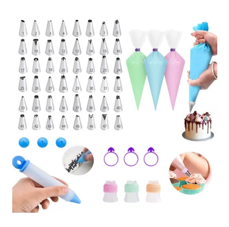 106 pcs Baking Pastry Cake Tools Accessories Reposteria Cake Decorating Supplies Kit Set For Cake Cupcake Baking Lover DIY Begin