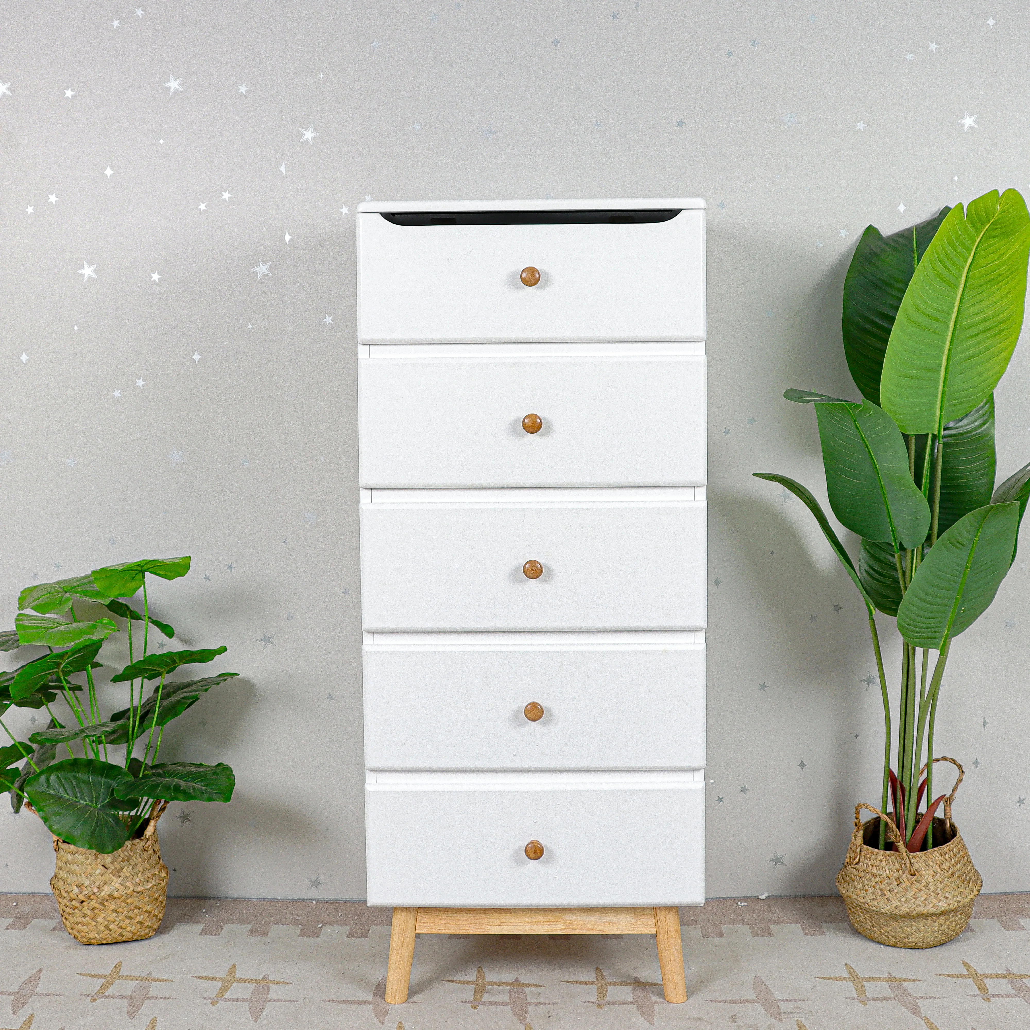 Dressing Table Set with Mirror and Drawers Wooden Home Cosmetic table storage cabinet with led mirrors and drawers for bedroom