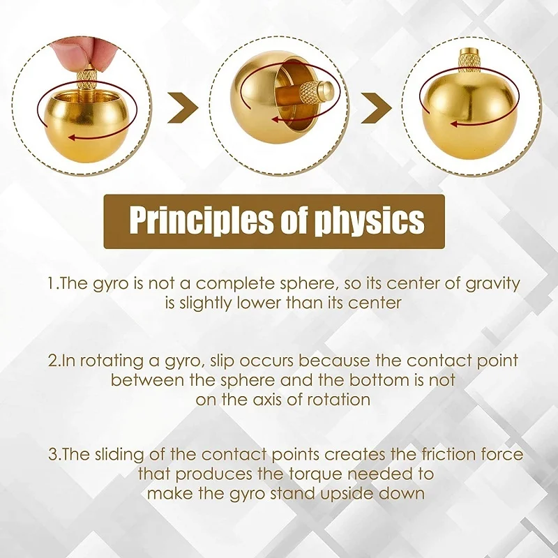 Adult Gyroscope Spinner Toy Metal Perpetual Motion Flip Upside Down Tippy Tops Magnetic Desktop Spinning Top