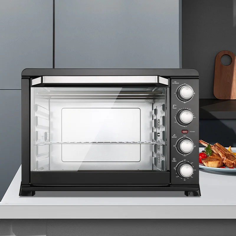 Печь для пиццы электрическая со световым индикатором 50L Коммерческая печь для выпечки