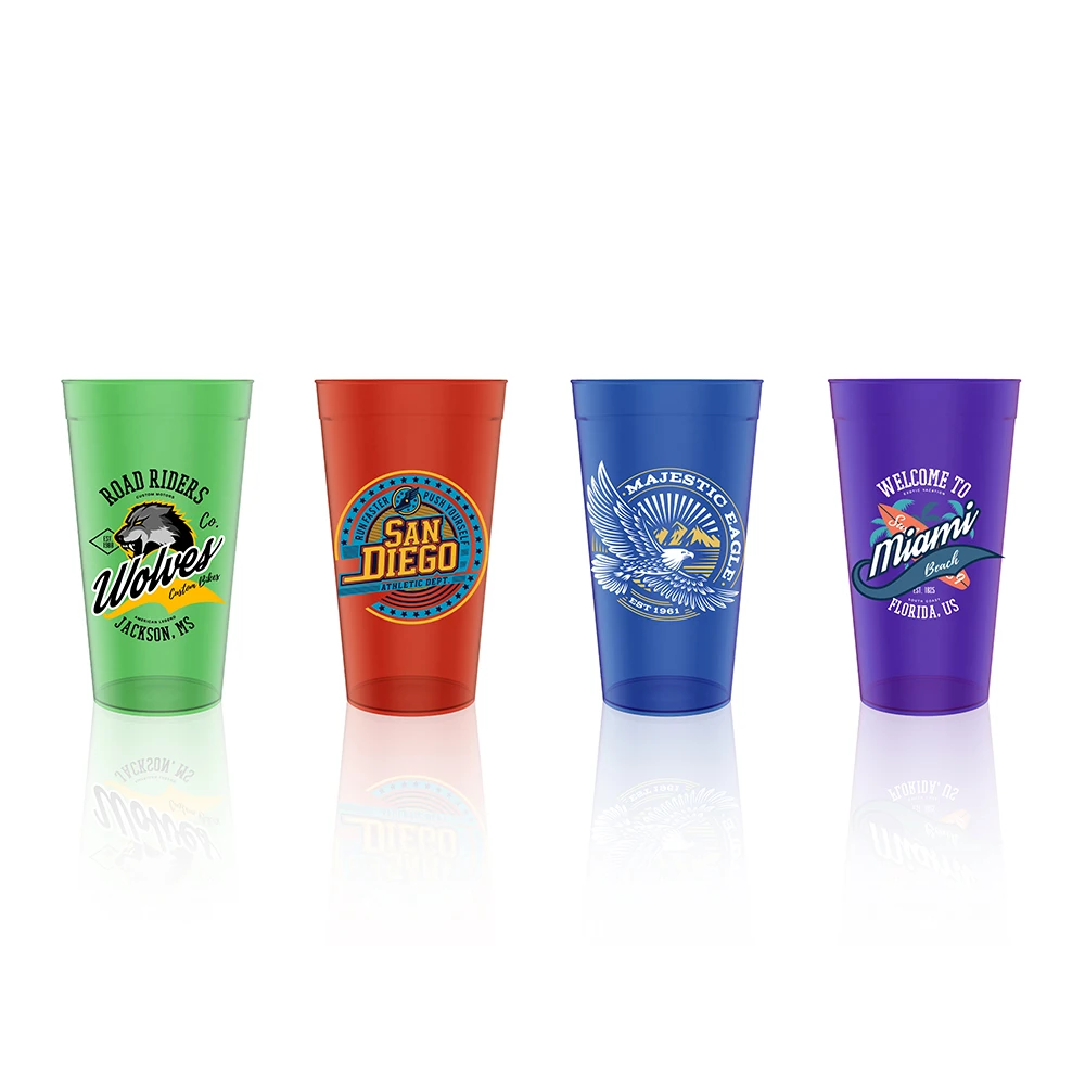 Top seller Bpa free custom magic mug reusable cold temperature change coffee color changing plastic drinking cup