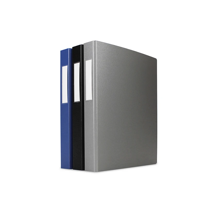 Customized Office supplies hard cover 3 ring binder pp file display extension folder