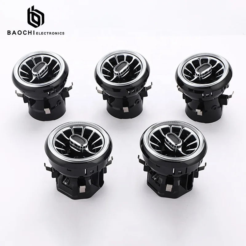 Air Vent Outlet With Interior Ambient Light Car Atmosphere Light For GLA