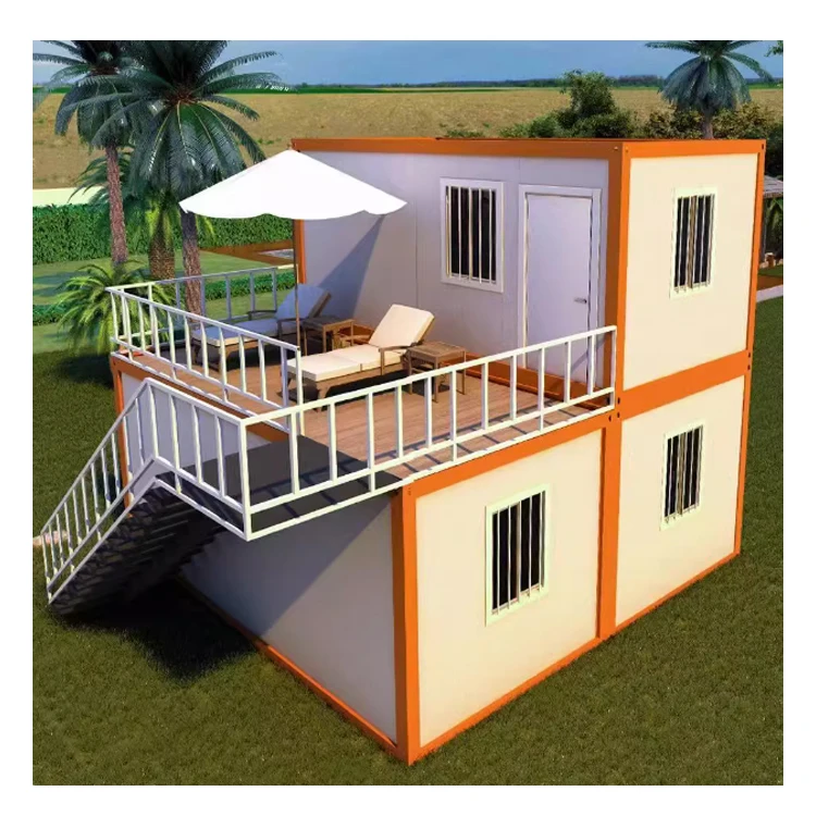 Competitive price Chinese modular prefabricated house luxury 3 bedroom container homes 40ft luxury house