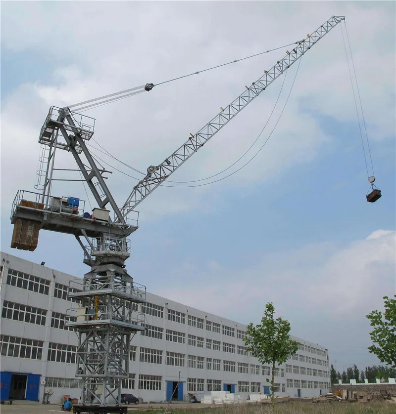 D5078 (25ton)  luffing jib flattop tower crane