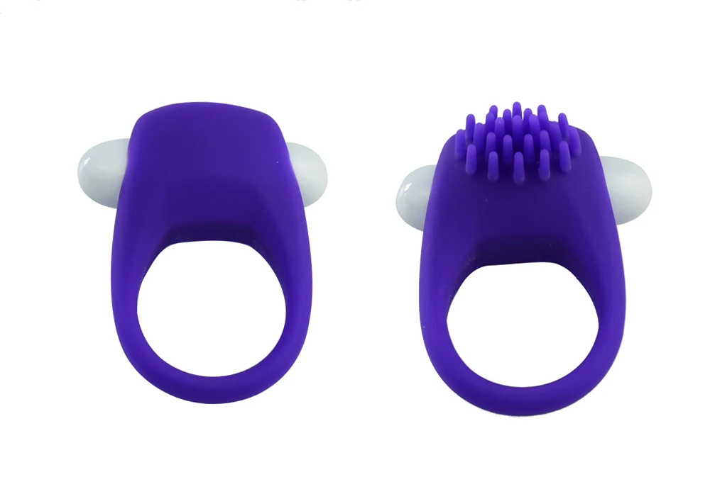 New Upgraded Blue Color Silicone Electric Sex Toy Delayed Ejaculation Vibrating Penis Rings For Men