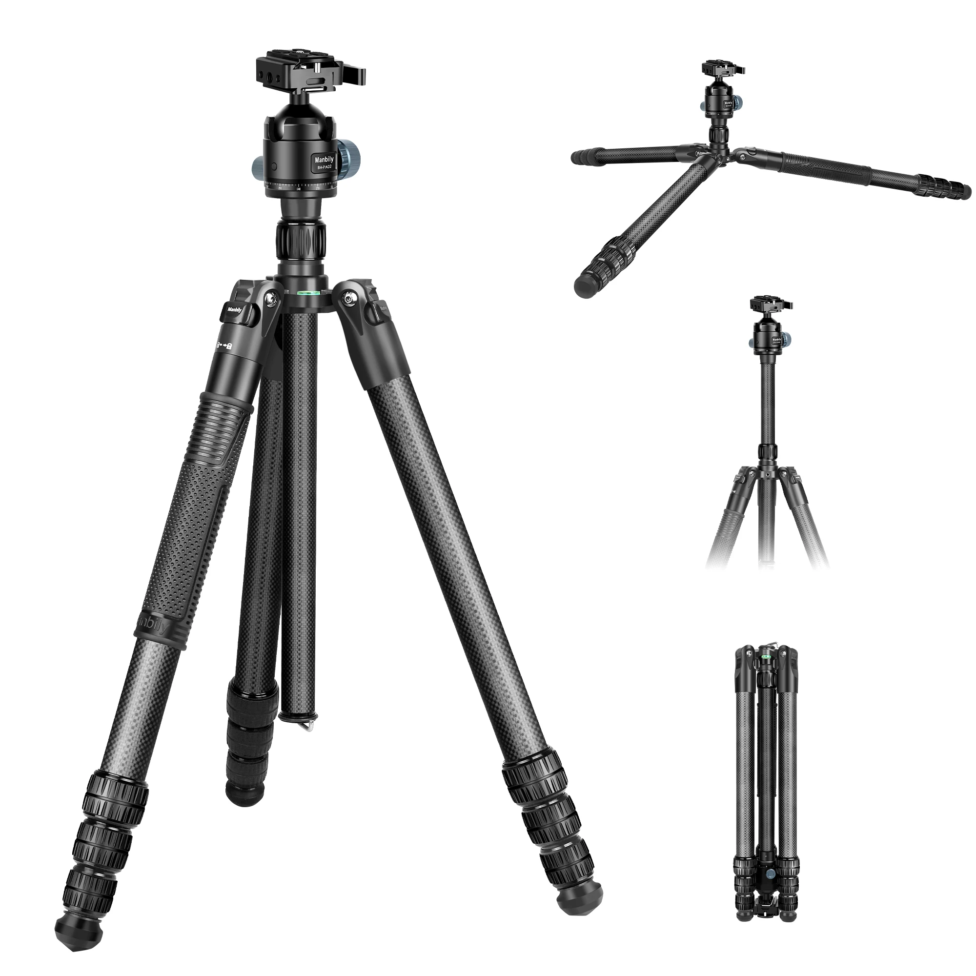 New Design Professional 36mm Leg Tube Large Load Bearing Carbon Fiber Camera Tripod Stand Video Tripod Stand Outdoor Hunting