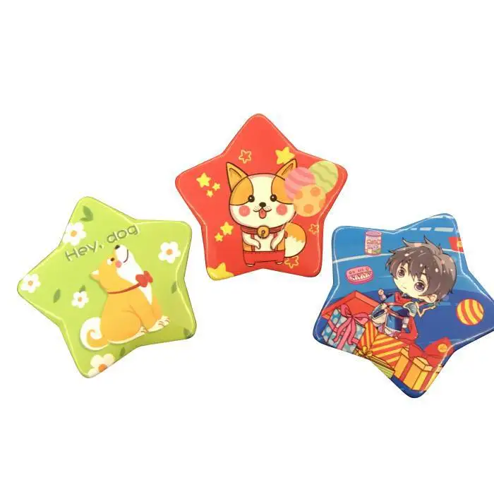 58mm Star Shape Badge Making Machine Sets Diy Button Name Pin Machine Set For Custom Star Badge