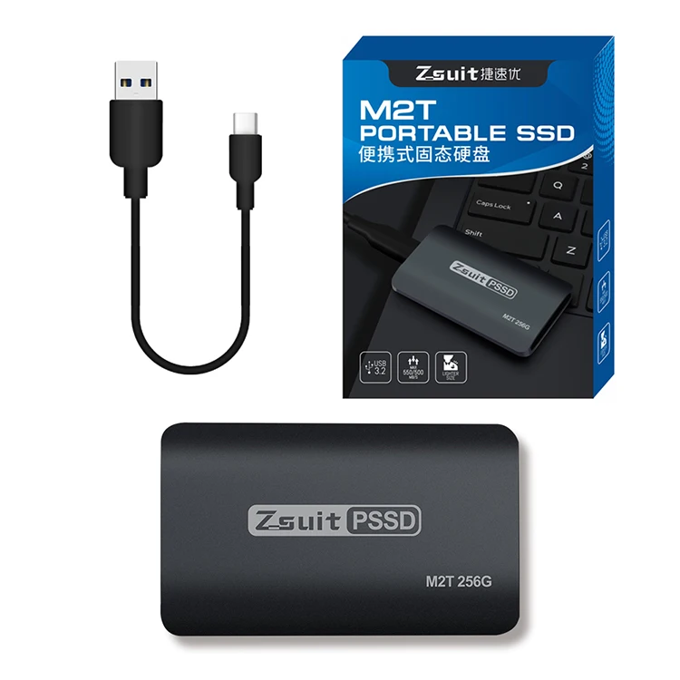Z-SUIT mobile solid state drive 128GB 256GB 1TB mobile SSD custom logo PSSD