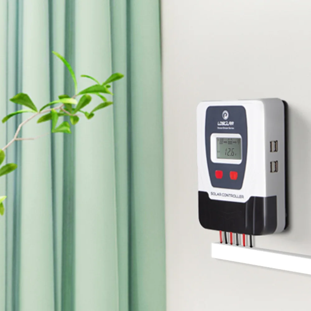 factory wholesale custom 12v 24v 36v 48v 10a 20a 30a charger manual pwm solar charge controller 30 ampere