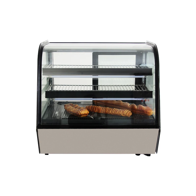 Factory Manufacture Commercial Bakery Desktop Cake Display Refrigerator With LED Light