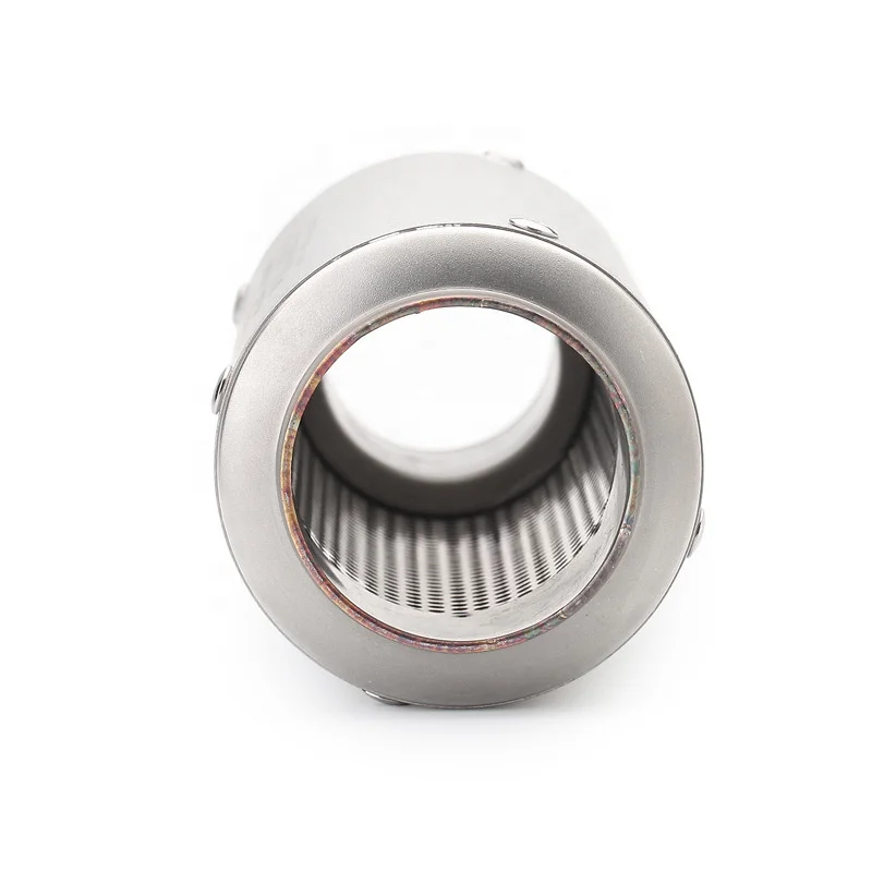 REALZION Motorcycle Exhaust Muffler Chrome Stainless Steel Carbon Fiber Modified Pipe For Universal