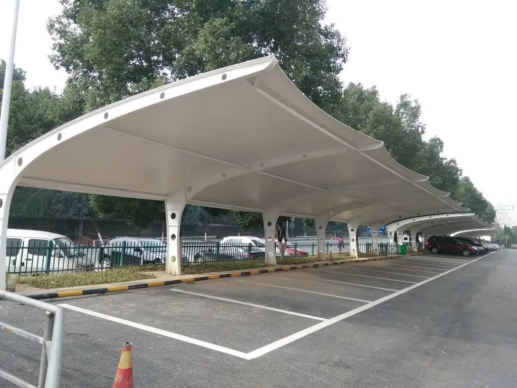 XZ OEM ODM 20x20ft 2 car parking double garage cantilever durable carports for sale