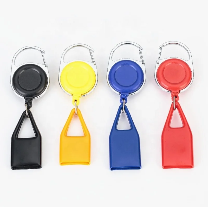 Wholesale Retractable Keychain Lighter Badge Holder For Lighter Simplicity Leash