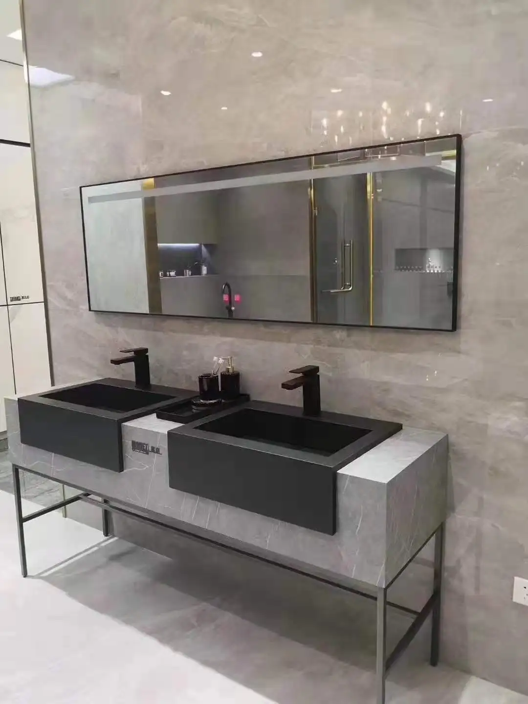 Commercial Hotel Furniture Bath Basin Cabinet Bathroom Vanity Unit