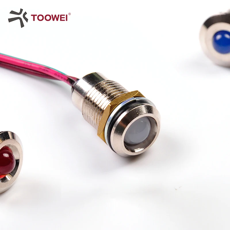 Wholesale high quality 6mm mini size waterproof control panel with LED indicator installed