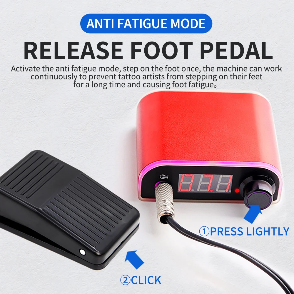 Hot Selling Wholesale Professional LED Screen Tattoo Power Supplies Mini Tattoo Power Supply For Tattoo Machine