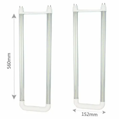 
2020 hot term U-Bent LED Light Tube T8 T12 2x2ft 18W Equivalent UBent LED Light Tube light 5 years warranty 