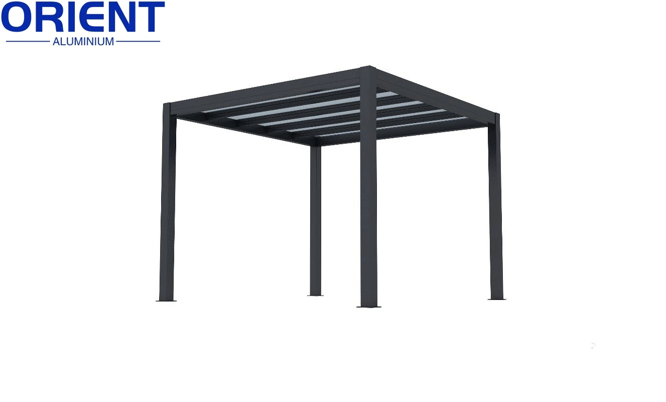 Hot Sale Balcony Aluminum Waterproof Outdoor Patio Cover Polycarbonate Roof Rain Awning Canopy