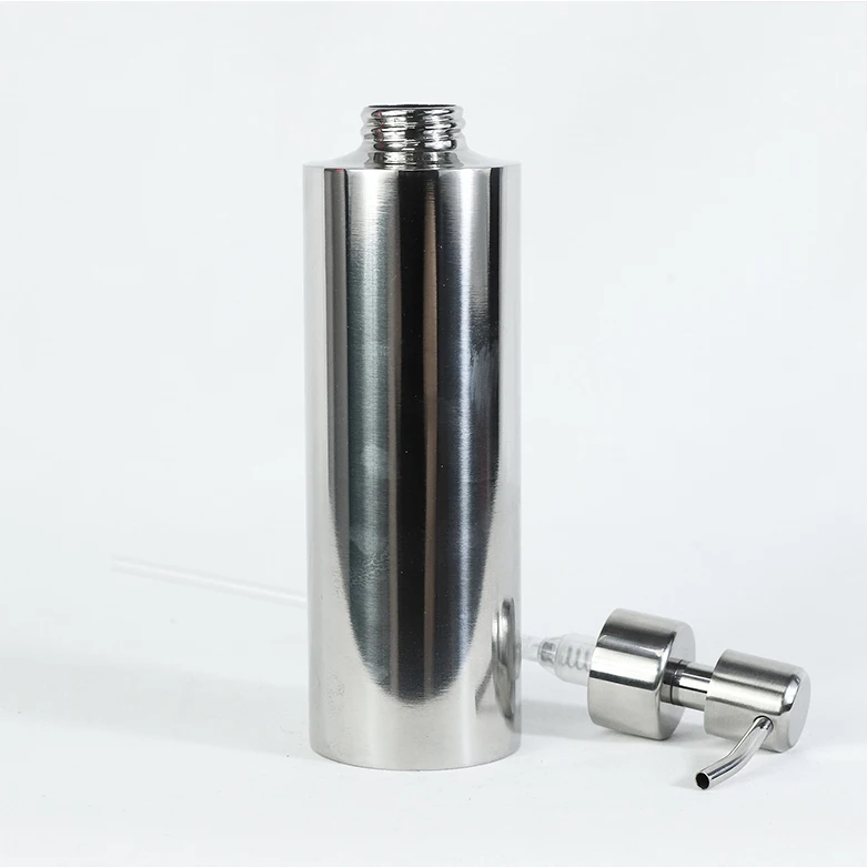 ECO Friendly Luxury Empty Bottiglia di shampoo Hand Sanitizer Bottle Stainless Steel Hotel Shampoo Bottle for Hotel