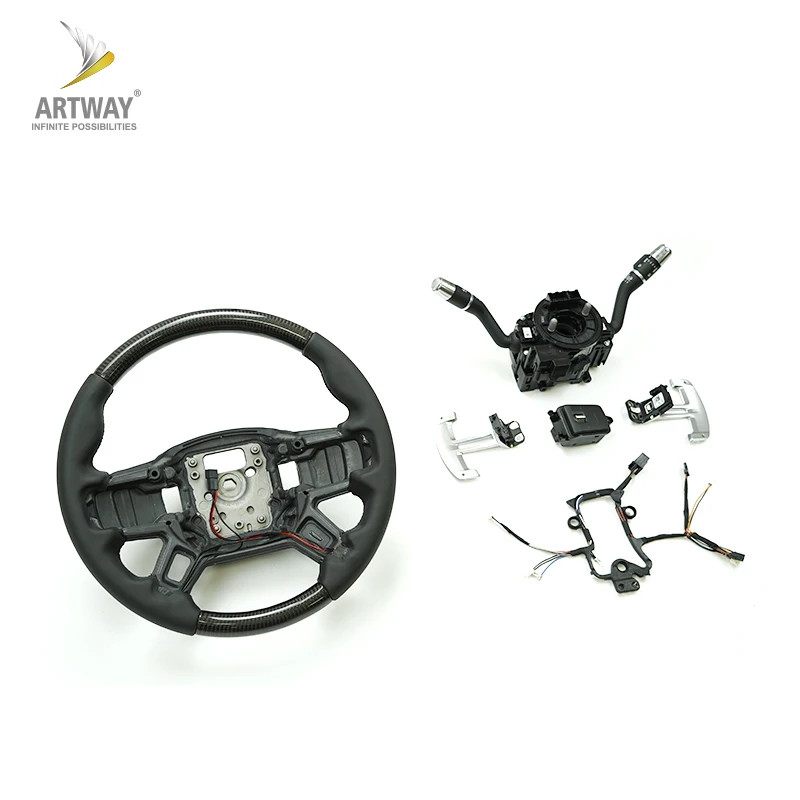New Defender L663 90 110 High Quality Alcantara Carbon Fiber Steering Wheel For Land Rover