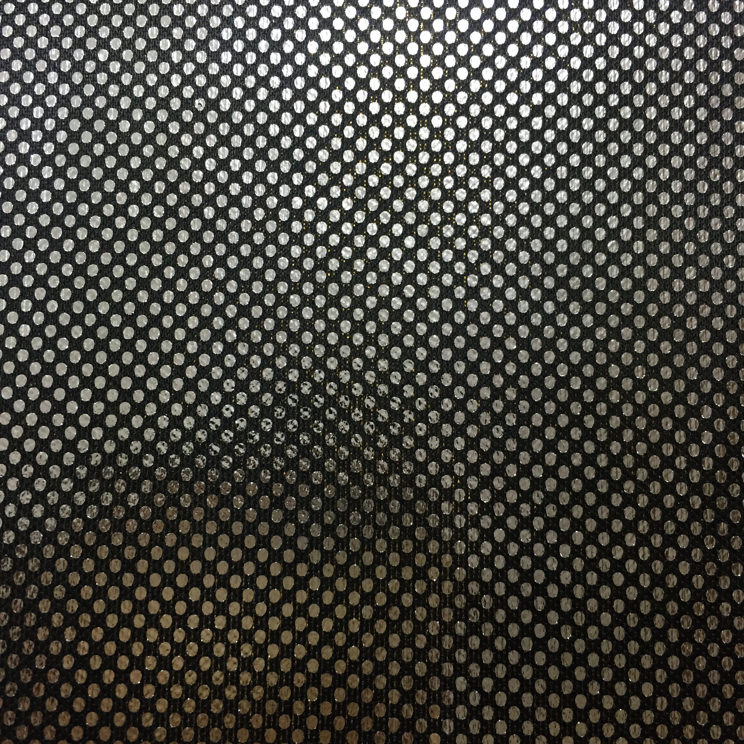 China Customized Hot Stamping Black Twinkling  shiny gold Bronzing 100% polyester Fabric Glitter with high quality