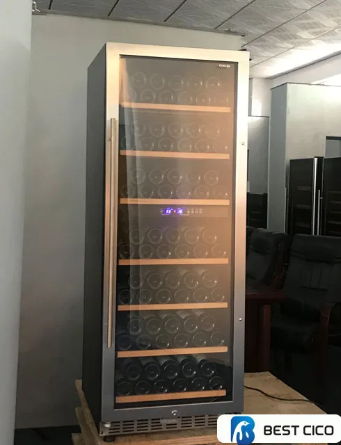 1.62m High Quality Compressor Wine Cooler luxury design wine refrigerator SF-128D