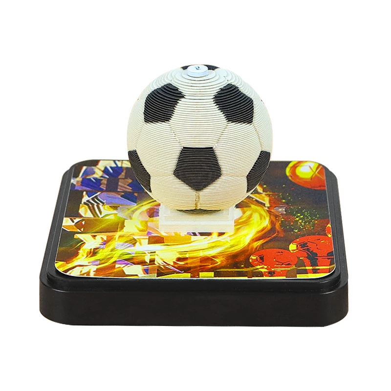 3D Memo Pad Custom 2025 Calendar Football Basketball Soccer Ball With Logo Custom Sticky Note Notepads Gift Item For Men Boys