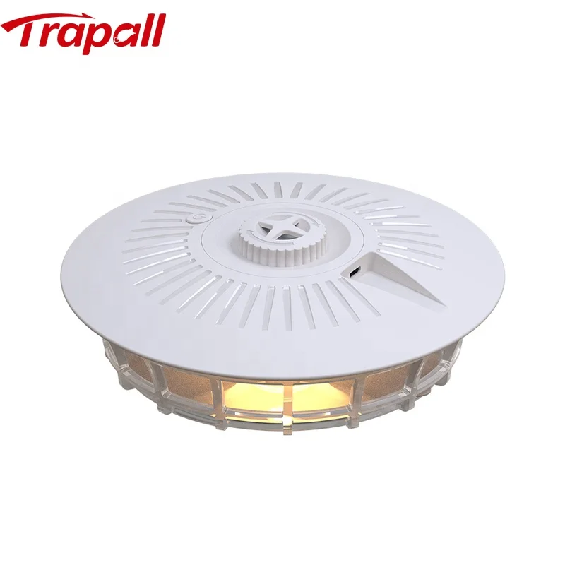 Home  Indoor Sticky Glue Pest Bug Catcher Electronic Flea Trap with LED Lamp