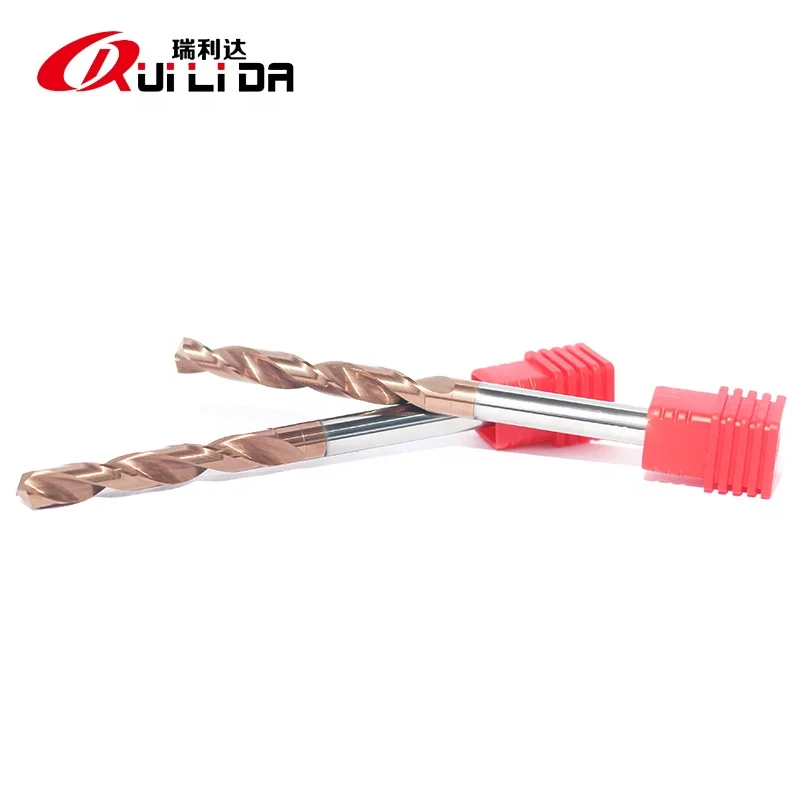 HRC 55 Tungsten Solid Carbide Twist Drill Bit for Cast Iron with 6mm