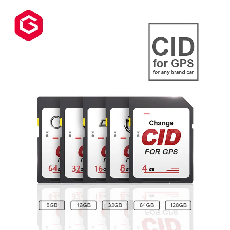 Changeable CID SD Card in Stock 8GB 16GB 32GB 64GB Changeable CID SD Card for Car GPS Navigation with Custom CID