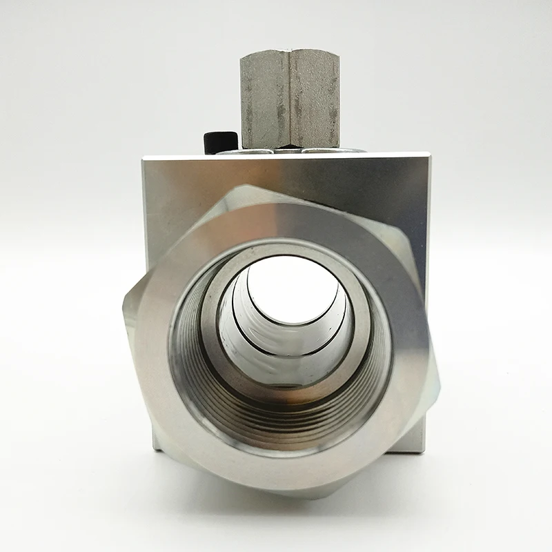 Excavator breaker pipe line two way three way ball valve high pressure valve with zinc plating