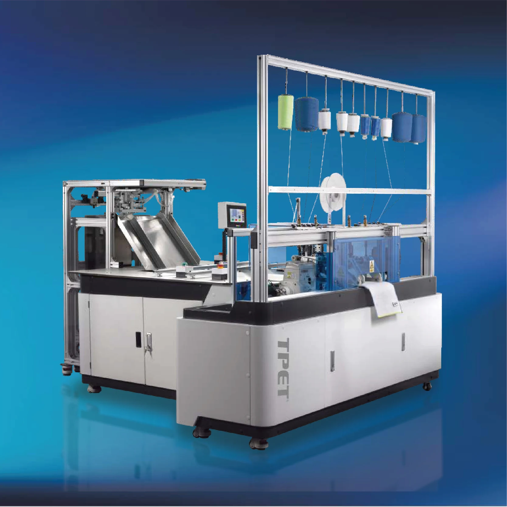 
easy operation industrial high speed dish towel 4 sides sewing machine 