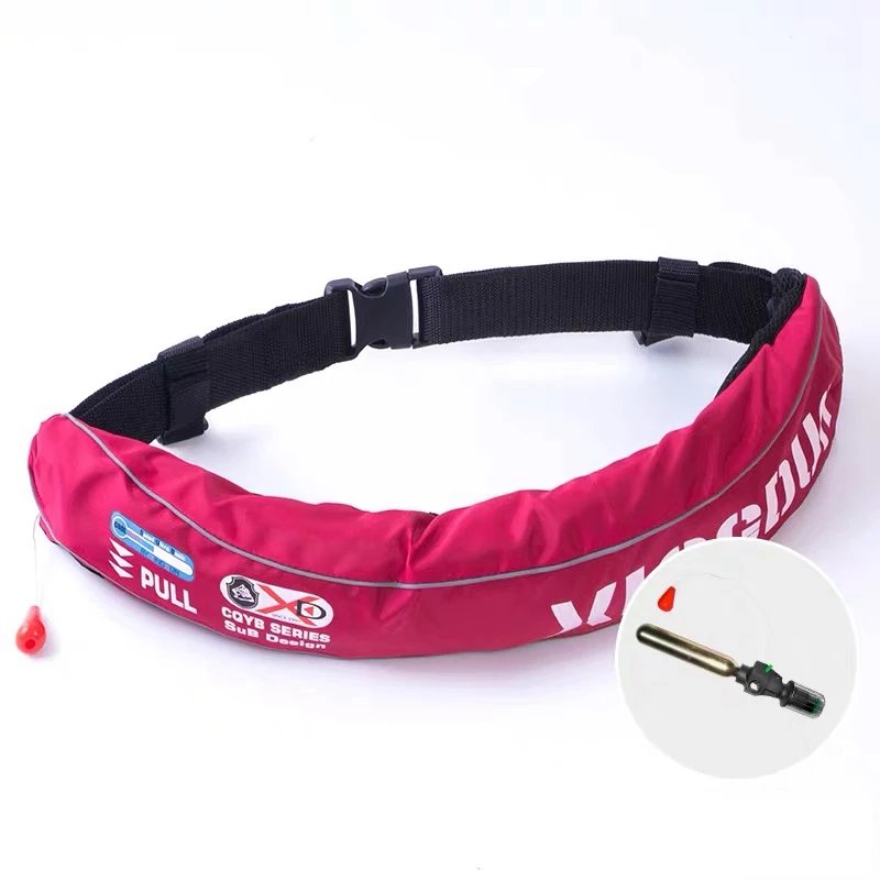 Marine Adult Air Bag Automatic Inflatable Life Jacket Waist Belt pack for Water Sports Fishing Boating