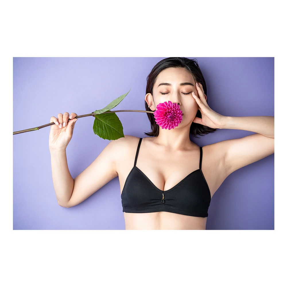 
Casual Cotton 100% Wireless Lady Underwear Sexy Bra For Women 
