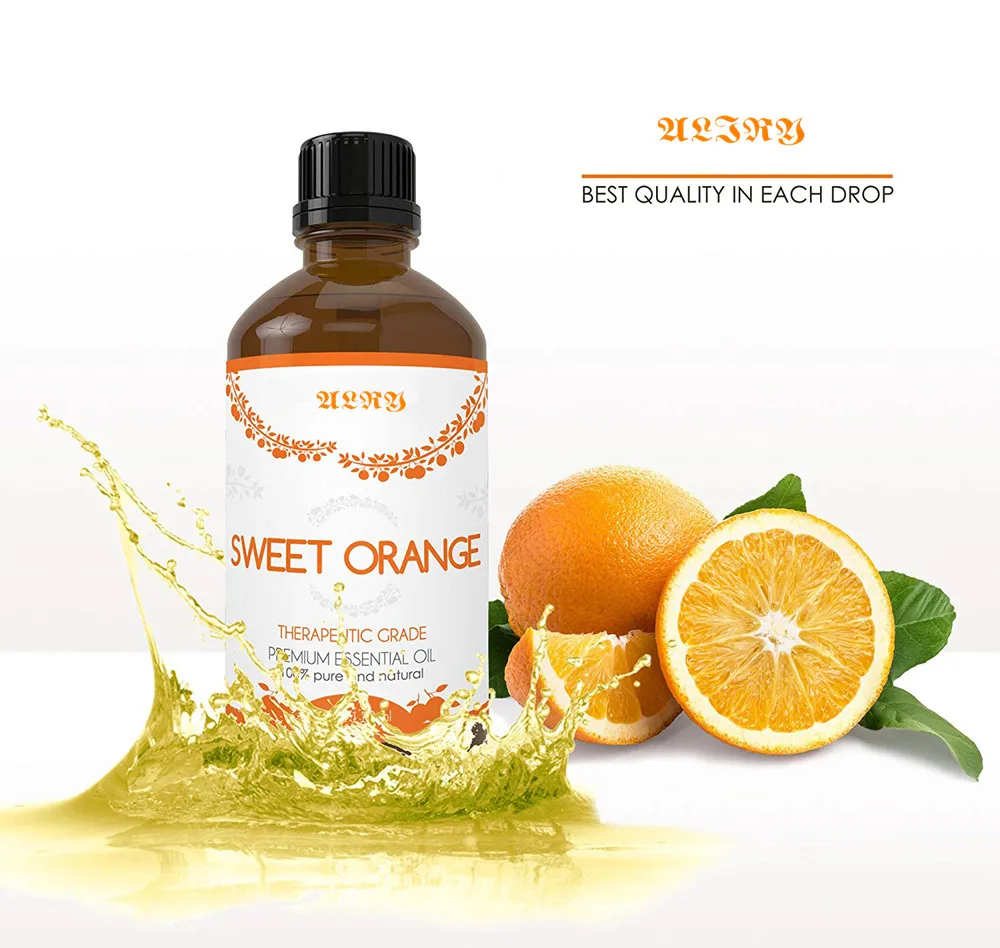 Therapeutic Grade Organic 100% Pure Sweet Orange Essential Oil