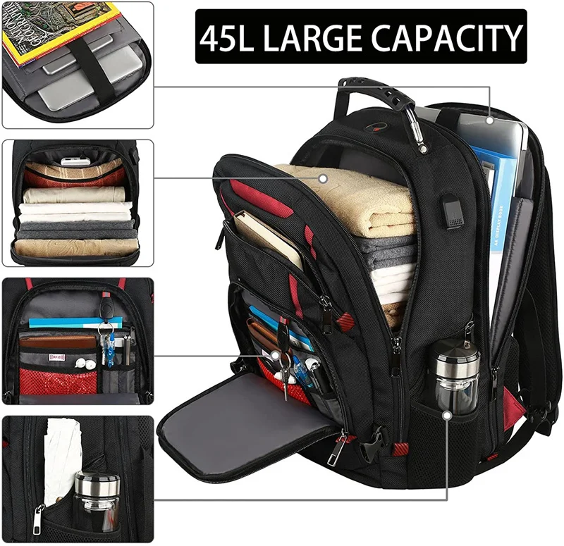 Backpacks factory high quality laptop backpack fashion usb waterproof travel backpack bag